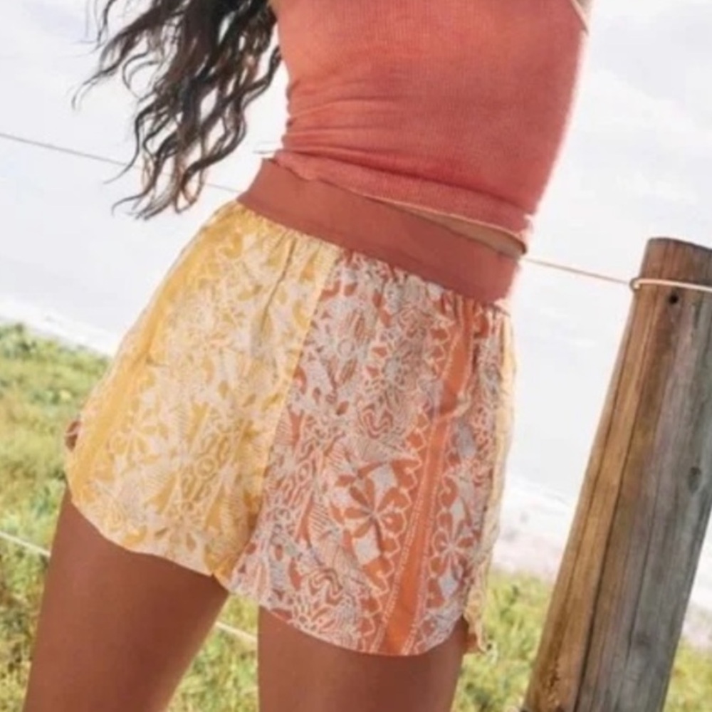 FP Movement by Free People Movement See You Sunday Geometric Athleisure Shorts S